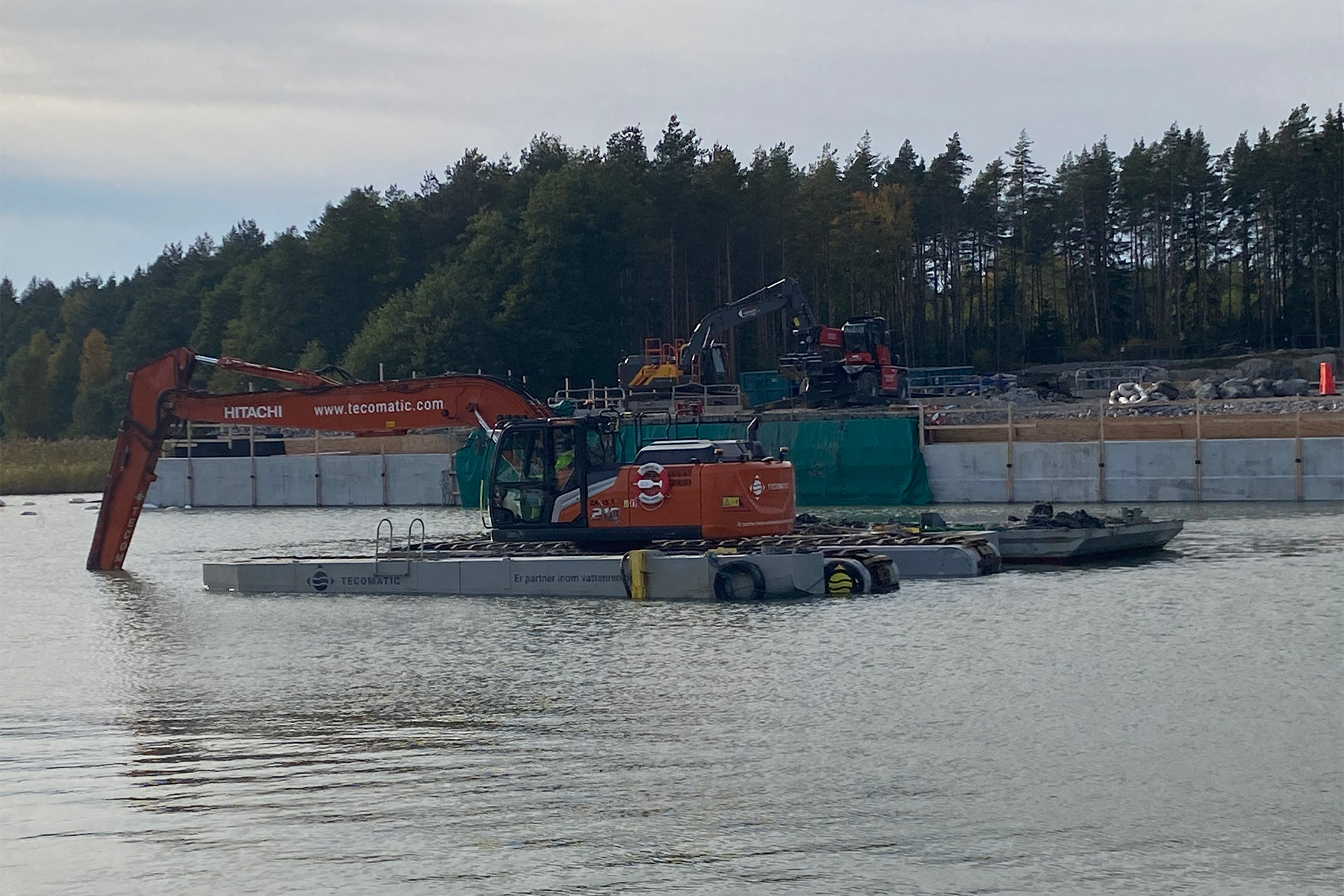 Muddringsarbeten påbörjas i Säbyvikens Marina